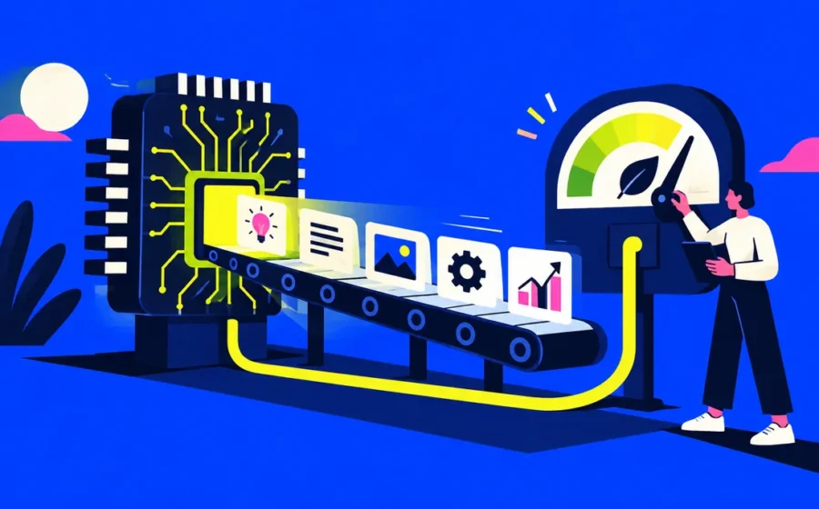 Chip feeds useful task cards while a calibrated energy meter tracks input