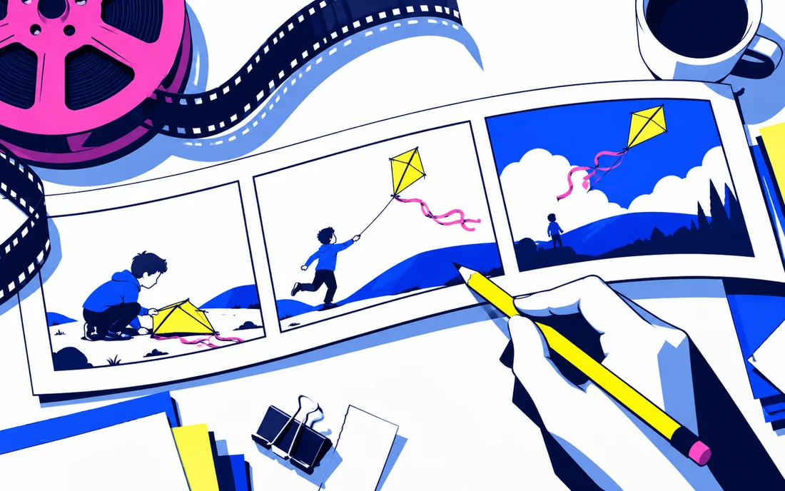 Runway: storyboard before generating a video