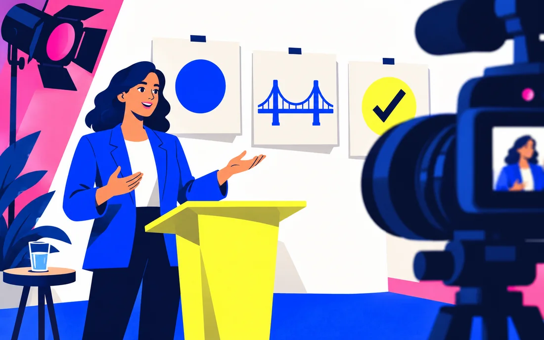 HeyGen: prepare a clear presenter-led video