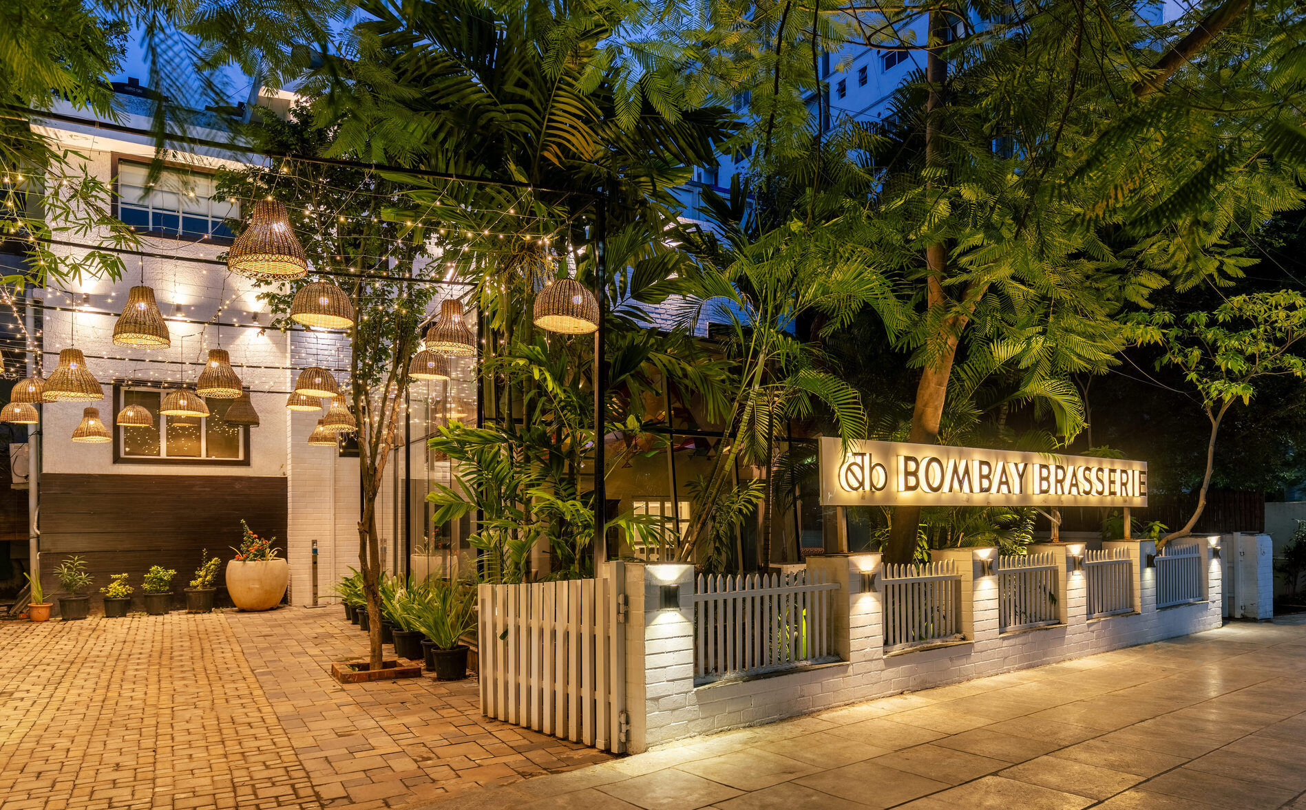 Bombay Brasserie storefront in College Lane, Nungambakkam, Chennai