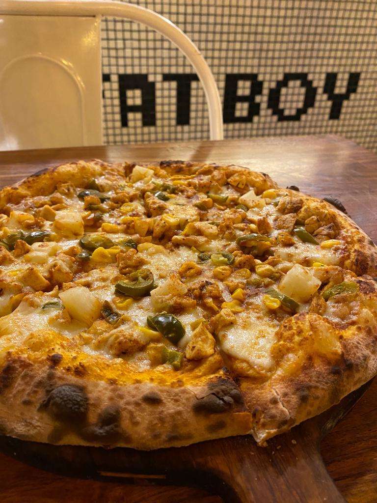 Pizza pictured on The Fat Boy Besant Nagar listing
